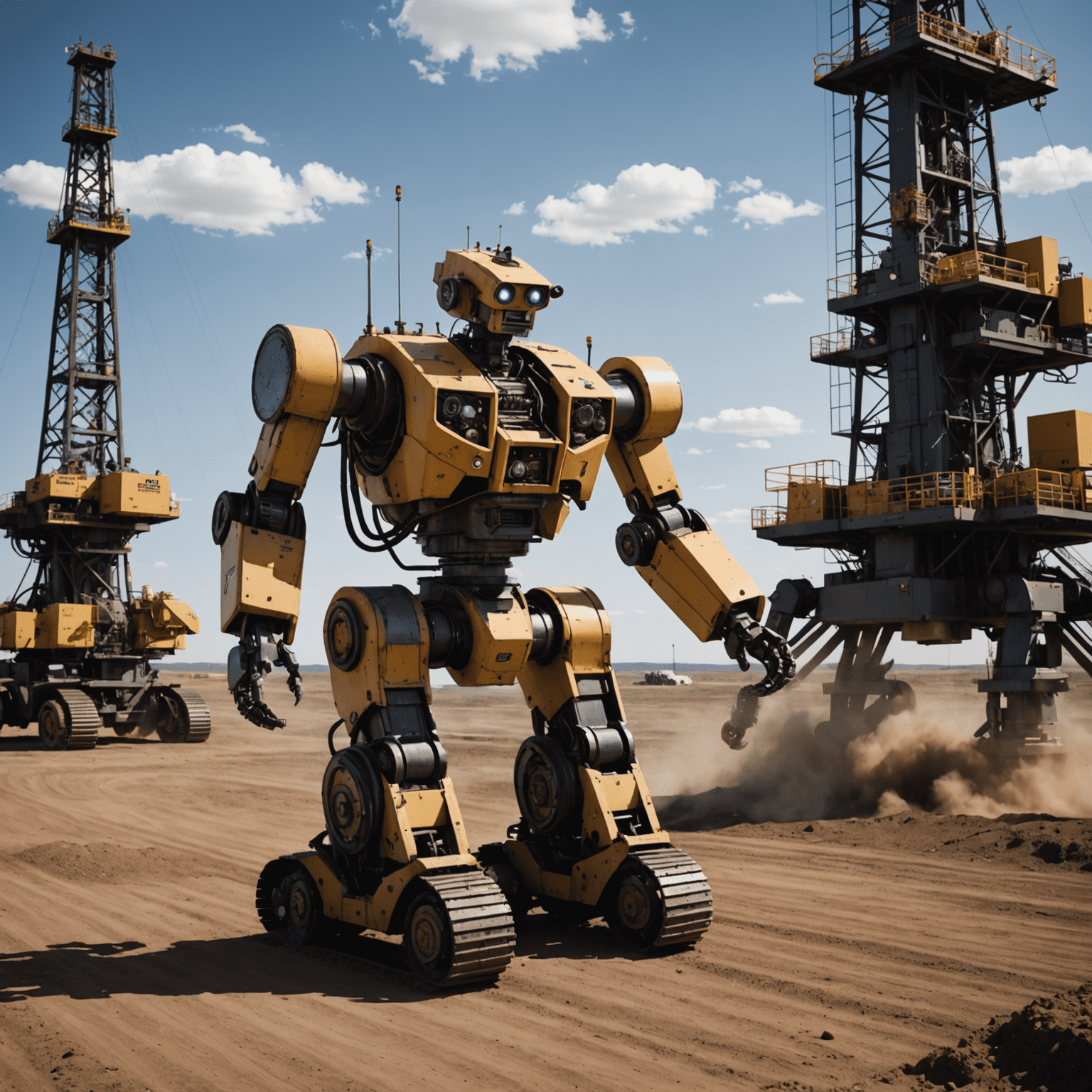 Advanced robotic systems operating in a Canadian oil field